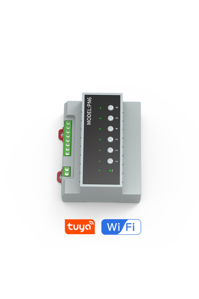 Choice1 وحدة تحكم طاقة Tuya Zigbee أو Wi-Fi بست قنوات، مفتاح مرحل بستة اتجاها...