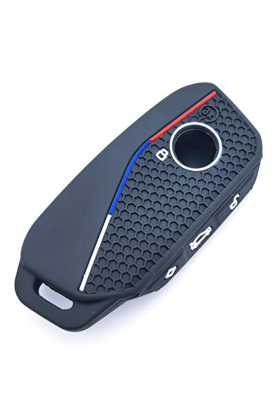 Choice black Silicone Car Key Case Cover Shell Fob for BMW I7 X7 G07 LCI IX I...