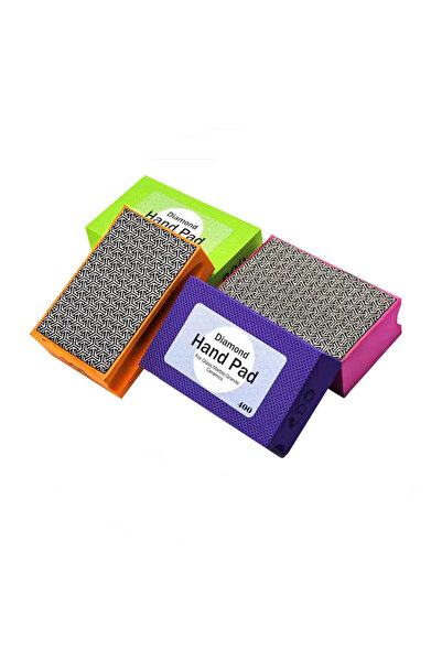 choice2 4 قطع، قطعة واحدة من وسادة تلميع يدوية ماسية للأحجار والرخام والسيرام...