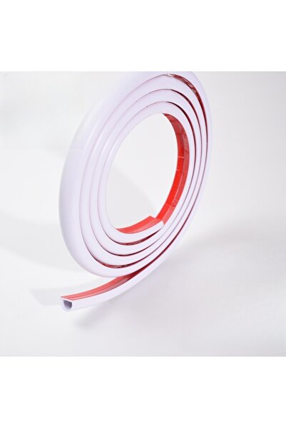 choice2 3 أمتار، أبيض، قطعة واحدة، 118.11 بوصة، قناة تغليف كابلات ذاتية اللصق...