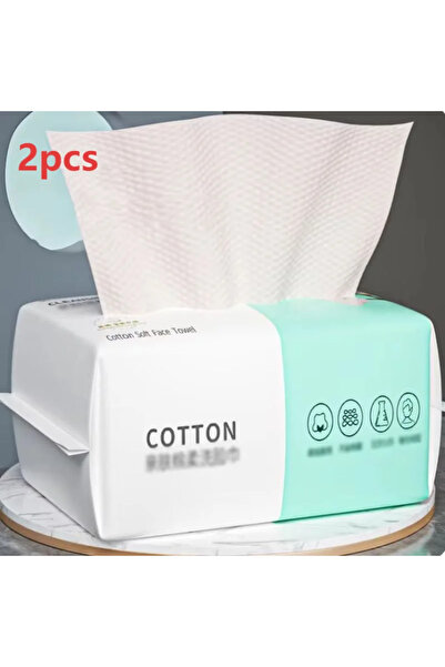 Choice1 Two packs Reusable thickened face towel One pack of 50 pieces per pac...