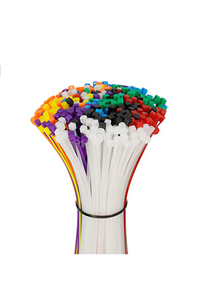 Choice ربطة بلاستيكية نايلون متعددة الألوان ذاتية اللصق، مناسبة للبستنة، قابل...