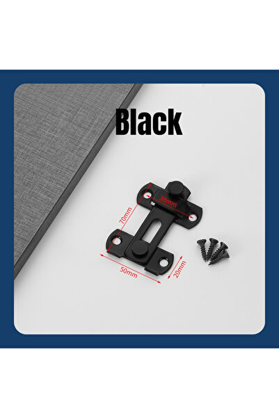 Choice black High quality stainless steel door latch, anti-theft door latch b...