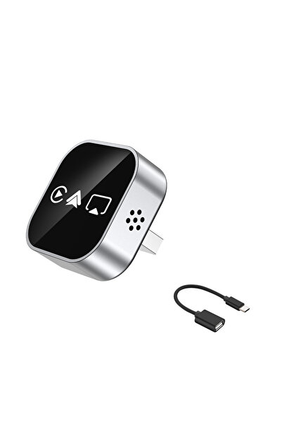 Choice1 محول Carplay Mirror Link اللاسلكي الجديد الفضي لعام 2026، 4 في 1، تحو...