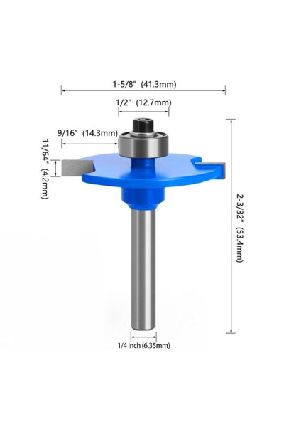 Choice 1Pc Biscuit er Router Bit 1/4 Inch Shank, Biscuit Slot Cutter Router B...