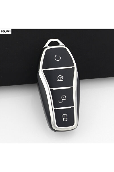 choice2 جراب أسود فقط، غطاء حماية ناعم من مادة TPU وردية اللون لمفتاح السيارة...