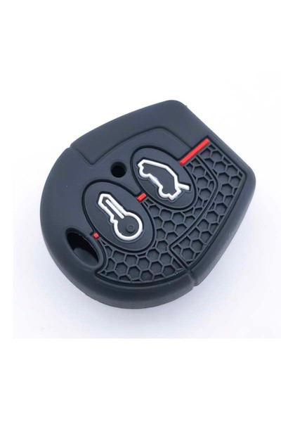 Choice Black Red Line Silicone Car Remote Key Case Cover Shell Protect for VW...