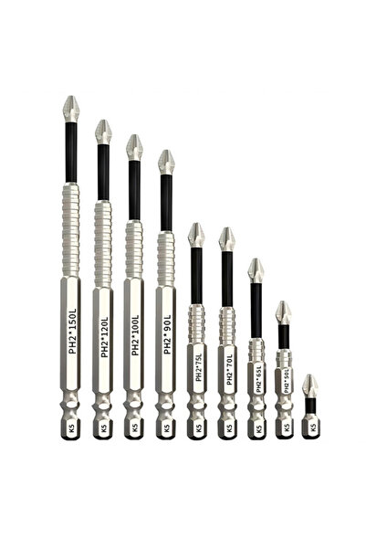 Choice مجموعة رؤوس مثقاب مفك براغي مغناطيسية عالية الجودة A3، تتميز بقوة مغنا...