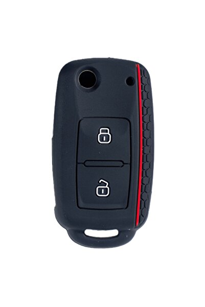 Choice black New Silicone Car Key Case Cover Shell For VW Volkswagen Amarok P...