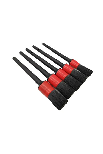 Choice مجموعة من 5 قطع من فرش غسيل السيارات، أدوات تنظيف داخلية صغيرة للسيارا...