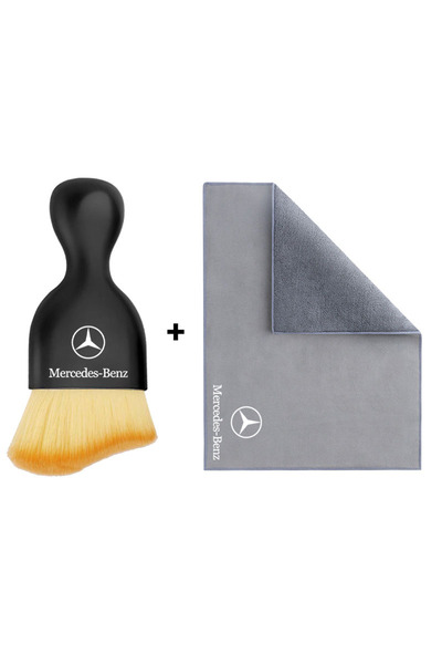 Choice8 طقم واحد صغير رمادي اللون لتنظيف السيارات، فرشاة ناعمة، منشفة غسيل سي...