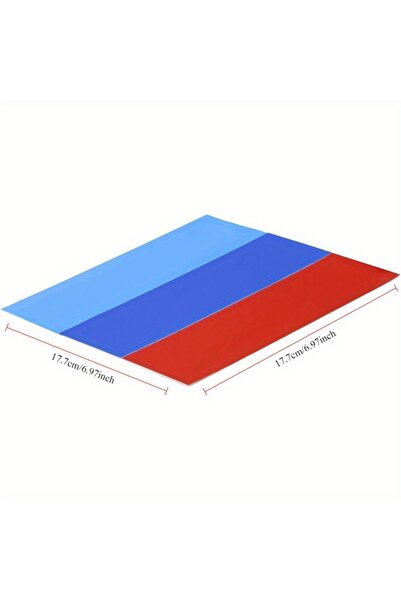 Choice 2PCS The iconic M-Performance tricolor sticker on the body is compatib...