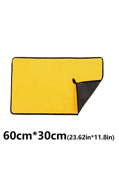 Choice1 منشفة سيارة من صوف الفليس المرجاني السميك الماص، بلونين ، مزدوج ، مقا...