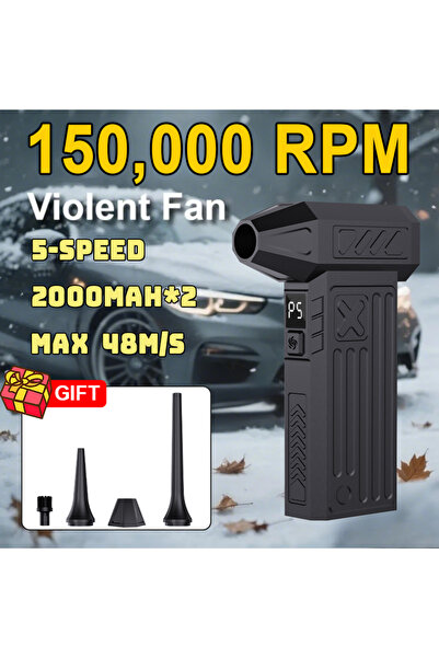 Choice مروحة توربينية كهربائية T7 بمحرك بدون فرشات بسرعة 150000 دورة في الدقي...