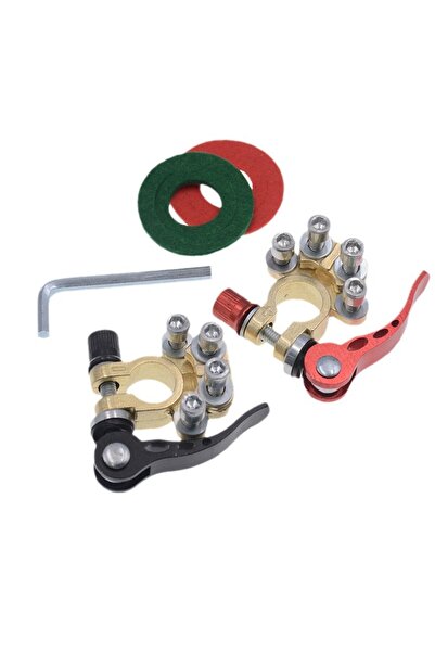 Choice زوج واحد من أطراف كابلات البطارية الموجبة والسالبة 12 فولت و24 فولت، ق...