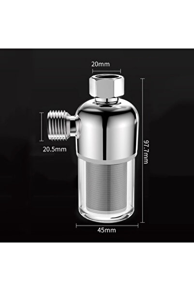 Choice Silver-1pcs Household Water Heater Pre-filter Shower Tap Water Anti-sc...