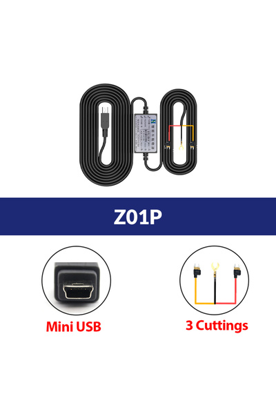 Choice مجموعة كابلات توصيل سلكية لجهاز تسجيل القيادة Mini USB-3، بطول 3.5 متر...