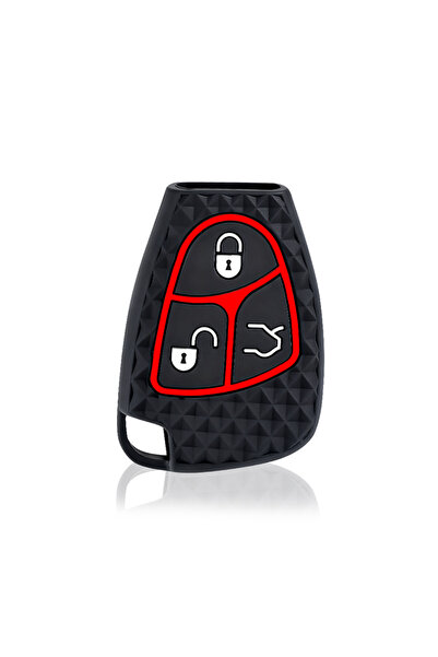 Choice black New Silicone Car key cover Case For Mercedes Benz C B E Class W2...