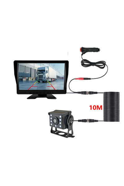 Choice تركيب سهل لشاشة سيارة مقاس 4.3 بوصة أو 5 بوصات مع كاميرا خلفية وكاميرا...