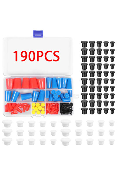 Choice 190Pcs 190pcs Silicone Plug Assortment Set For Hole Plugs Sealing Tape...
