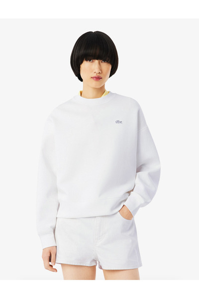 Lacoste Oversized D Double Face Jersey Sweatshirt