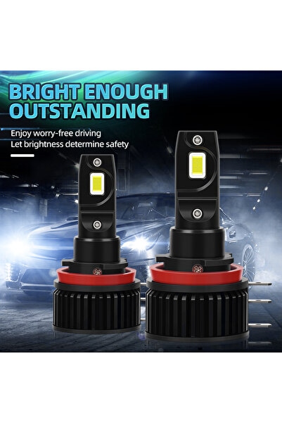 Choice مصباح أمامي للسيارة LED فائق السطوع H15 بقوة 50000 لومن، أبيض، بتقنية ...