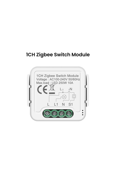 choice2 ZigBee 1CH N GIRIER Tuya ZigBee Switch Module Neutral Wire Required S...