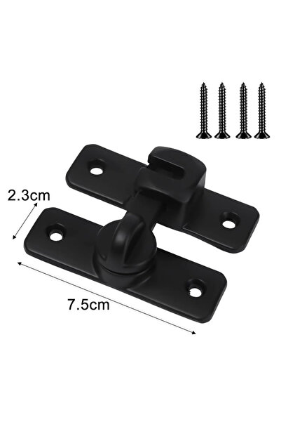 Choice Black 90 Degree Window Drawers Cabinet Lks Stainless Steel Hook Latch ...