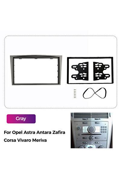 Choice إطار سيارة رمادي 2 DIN لأوبل أسترا H G J فيكترا فوكسهول أنتارا زافيرا ...