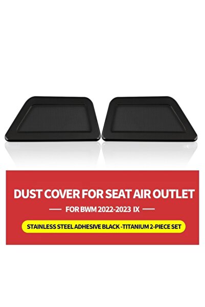 Choice غطاء أسود اللون لفتحة مكيف الهواء الخلفية لسيارة BMW IX i20 IX40 ix50 ...