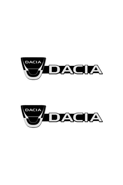 choice2 2pcs dacia Car Audio Decorate 3D Aluminum Badge Emblem Stickers For D...