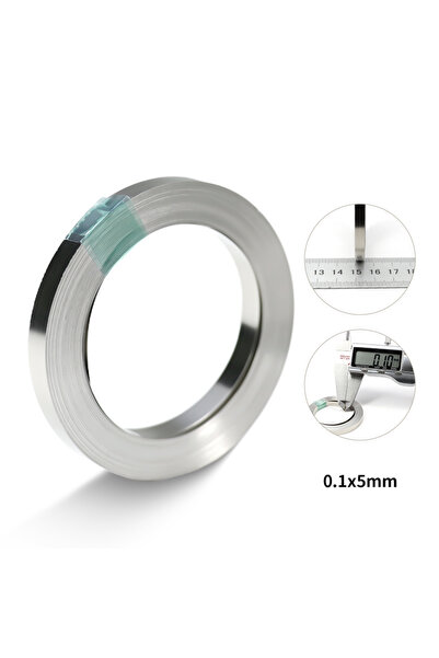 Choice5 0.1mm x 5mm x 10M 1Roll 10M 18650 Battery Nickel Plated Strip Li-ion ...