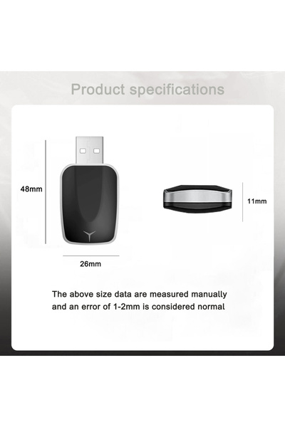 Choice1 محول B18P-1 اللاسلكي 2 في 1 لـ CarPlay و Android Auto، دونجل لاسلكي ل...