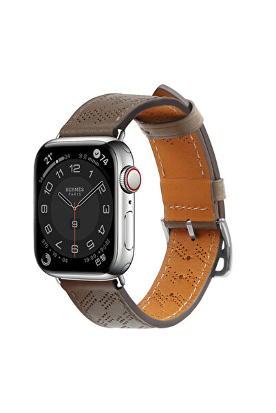 Hurtel Curea din piele pentru Apple Watch maro