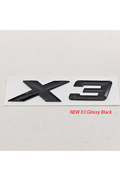 Choice1 X3 Black NEW 3D ABS Car Styling Logo X3 X5 Rear Trunk Badge Sticker E...