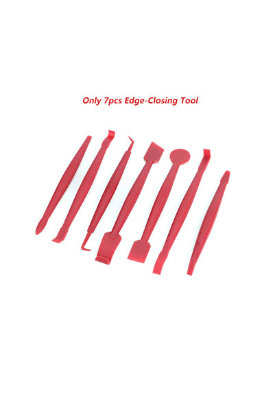 Choice1 طقم لفّ فينيل للسيارات مكون من 7 قطع، يتضمن مكشطة حواف من اللباد، عصا...