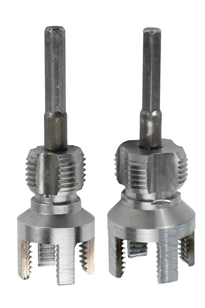 Choice army green 2PCS PVC Water Pipe Threader 20MM+25MM Tapping Tool Interna...