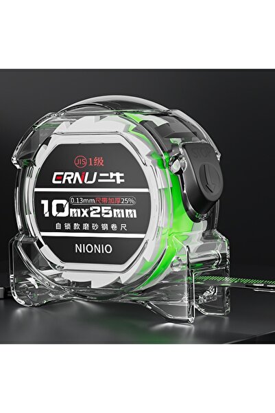 choice2 10M 25mm 1PC 10M Self-Lking Tape Measure Black Fluorescent Tape Measu...