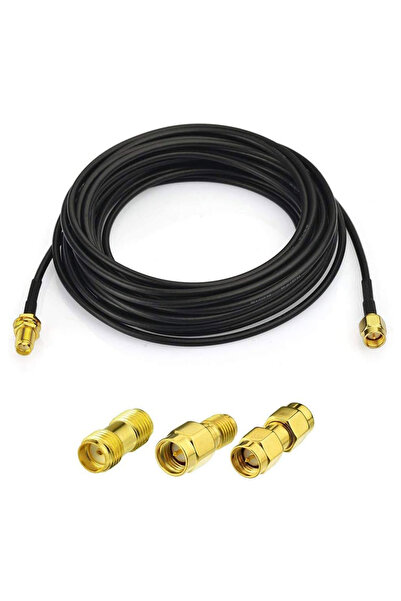 Choice army green RG174 5M Cable SMA Male To SMA Male Female RPSMA Bulkhead C...