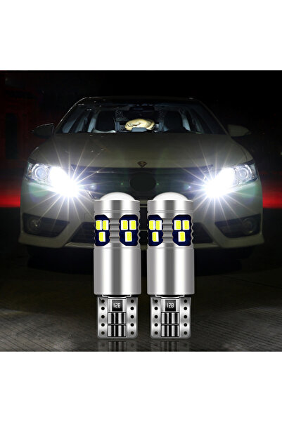 Choice1 White 2PCS W5W LED T10 lED Bulbs Canbus Car Interior Light Bulbs Park...
