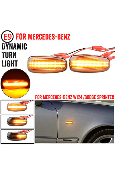 Choice1 Smoky black Dynamic Flowing LED Turn Signal Light Side Marker Sequent...