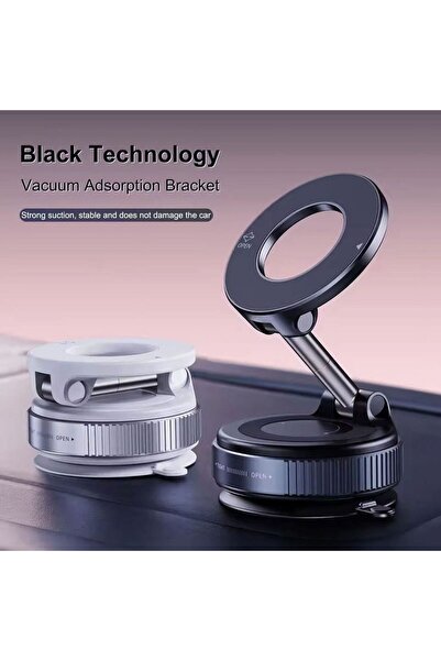 Choice black K007 Strong Magnetic Car Phone Holder Foldable Design 360 ° Adju...