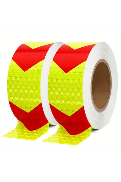 Choice1 2pcs 2/1pcs High visibility reflective safety tape - Waterproof, suit...