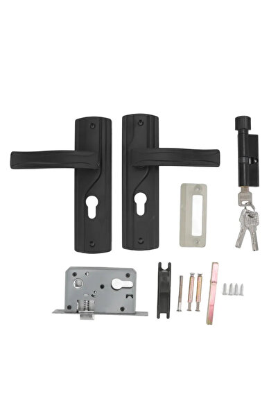 Choice Black Door Handle Lk Manganese Steel Silent Bearing Universal Door Lev...