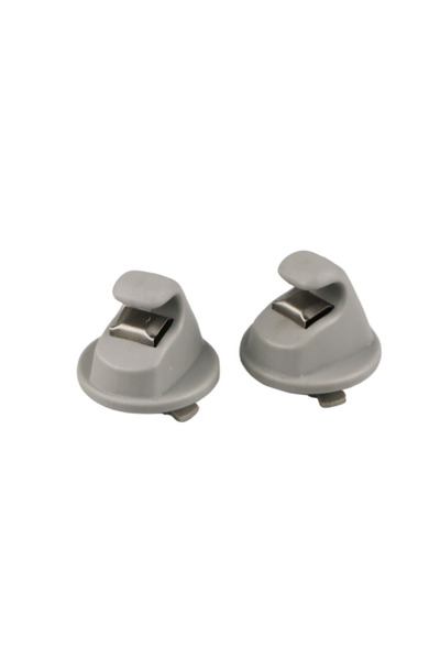 Choice Grey 2Pcs 5G0857561B Grey 2Pcs Sun Visor Clip Hook Holder For VW Golf ...