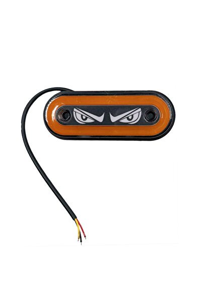 Choice3 Orange High Visibility 12V/24V LED Side Markers Flashing And Ctant Li...