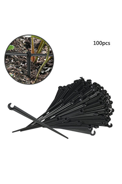 Choice 100pcs Fixed Stem Drip Irrigation Value Pack of Support Stakes Irrigat...