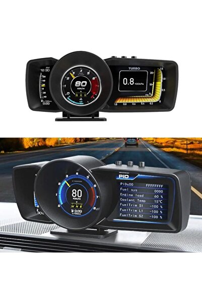 Choice A600 Car Head Up Display OBD2 GPS Dual Screen Display Car HUD Dashboar...