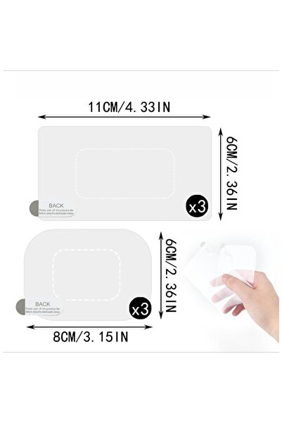 Choice 6pcs 6pcs Dashcam Sticker Windshield Sticker Windshield Electrostatic ...