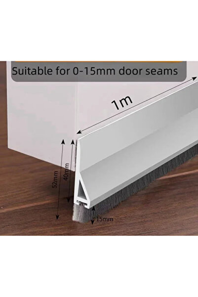 choice2 1m white Mute Door Bottom Sealing Strip Door Stopper Insulation Seali...